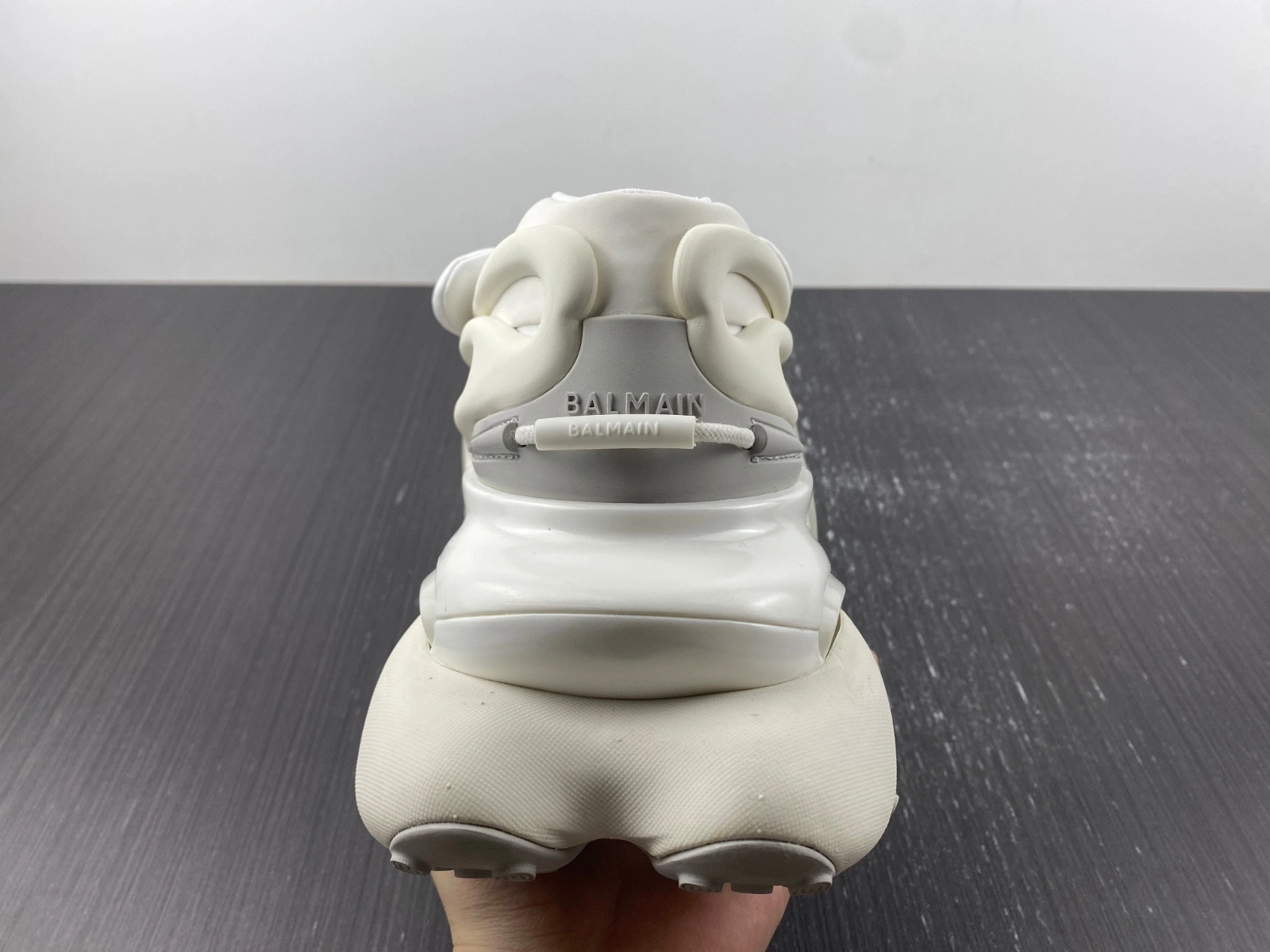 Balmain Neoprene and leather Unicorn low-top sneakers AM1VJ309
