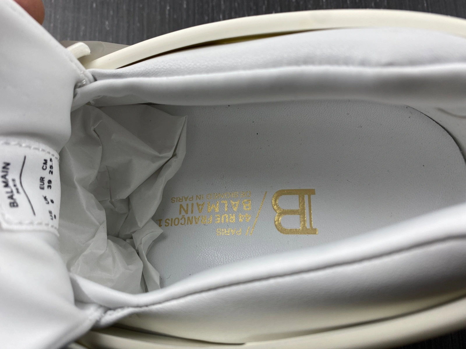 Balmain Neoprene and leather Unicorn low-top sneakers AM1VJ309