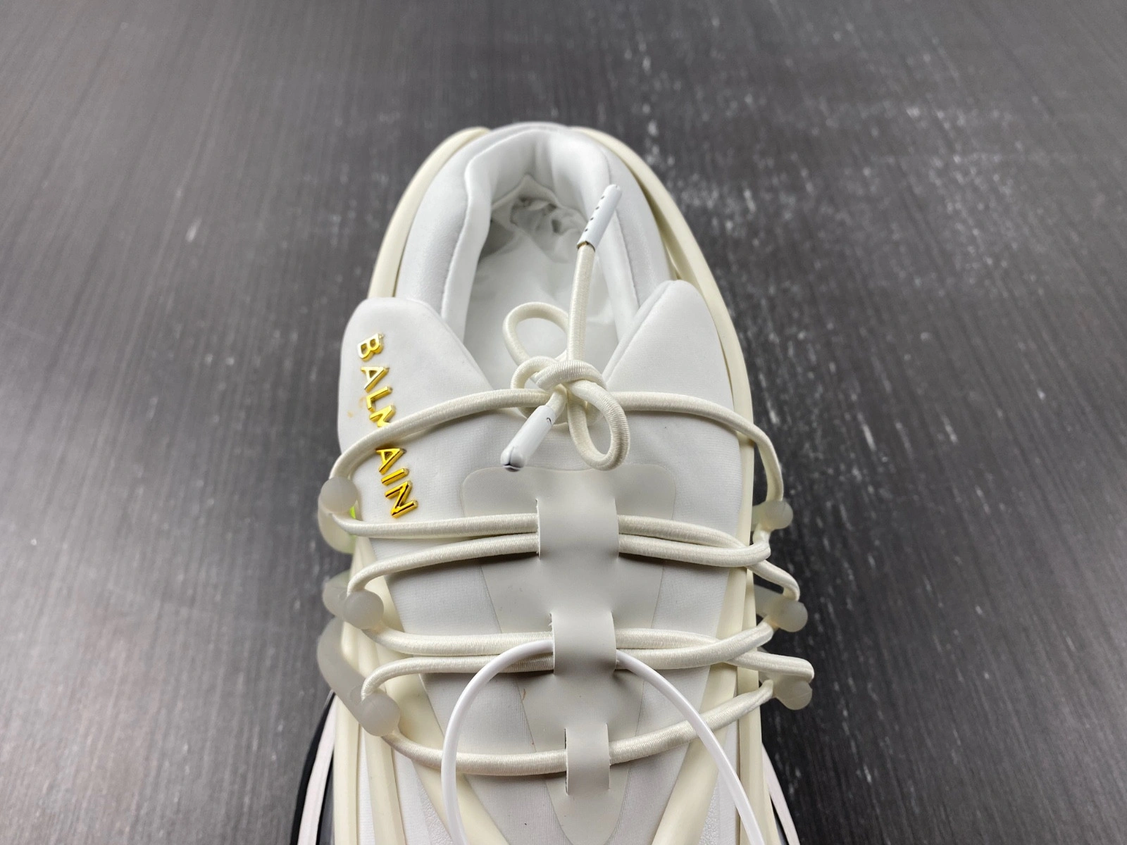 Balmain Neoprene and leather Unicorn low-top sneakers AM1VJ309