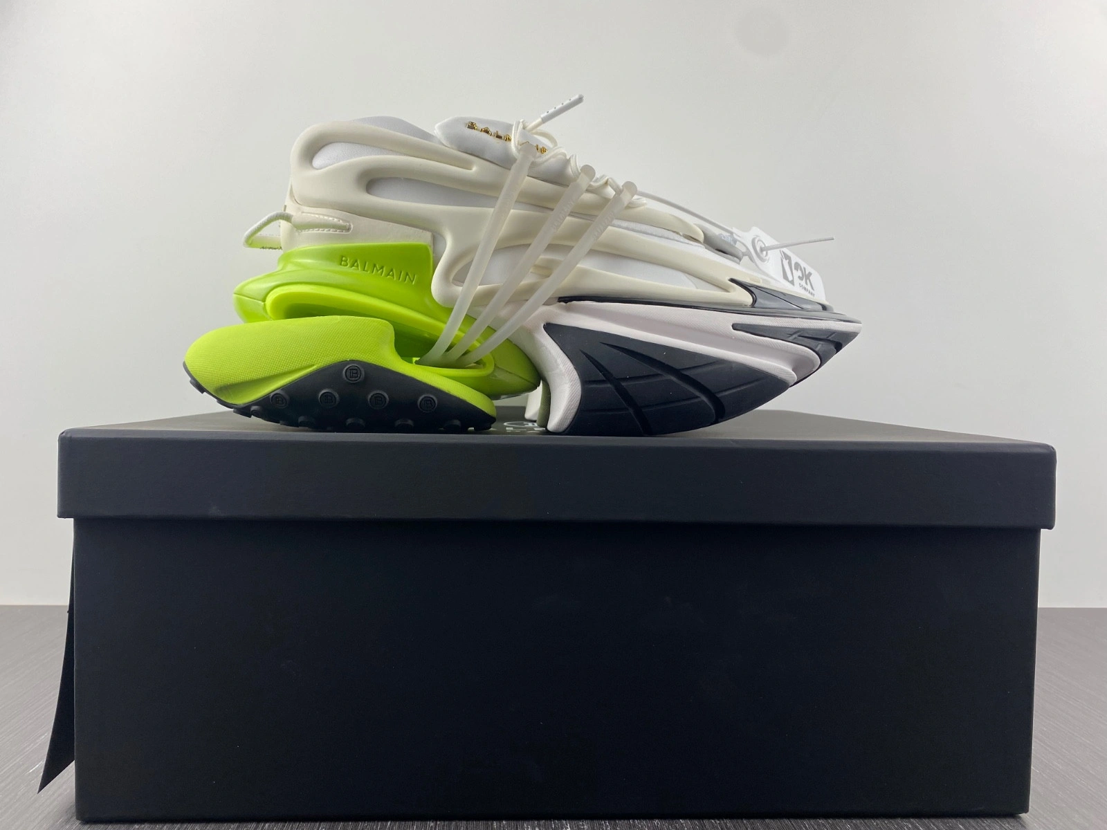 Balmain Neoprene and leather Unicorn low-top sneakers AM1VJ309