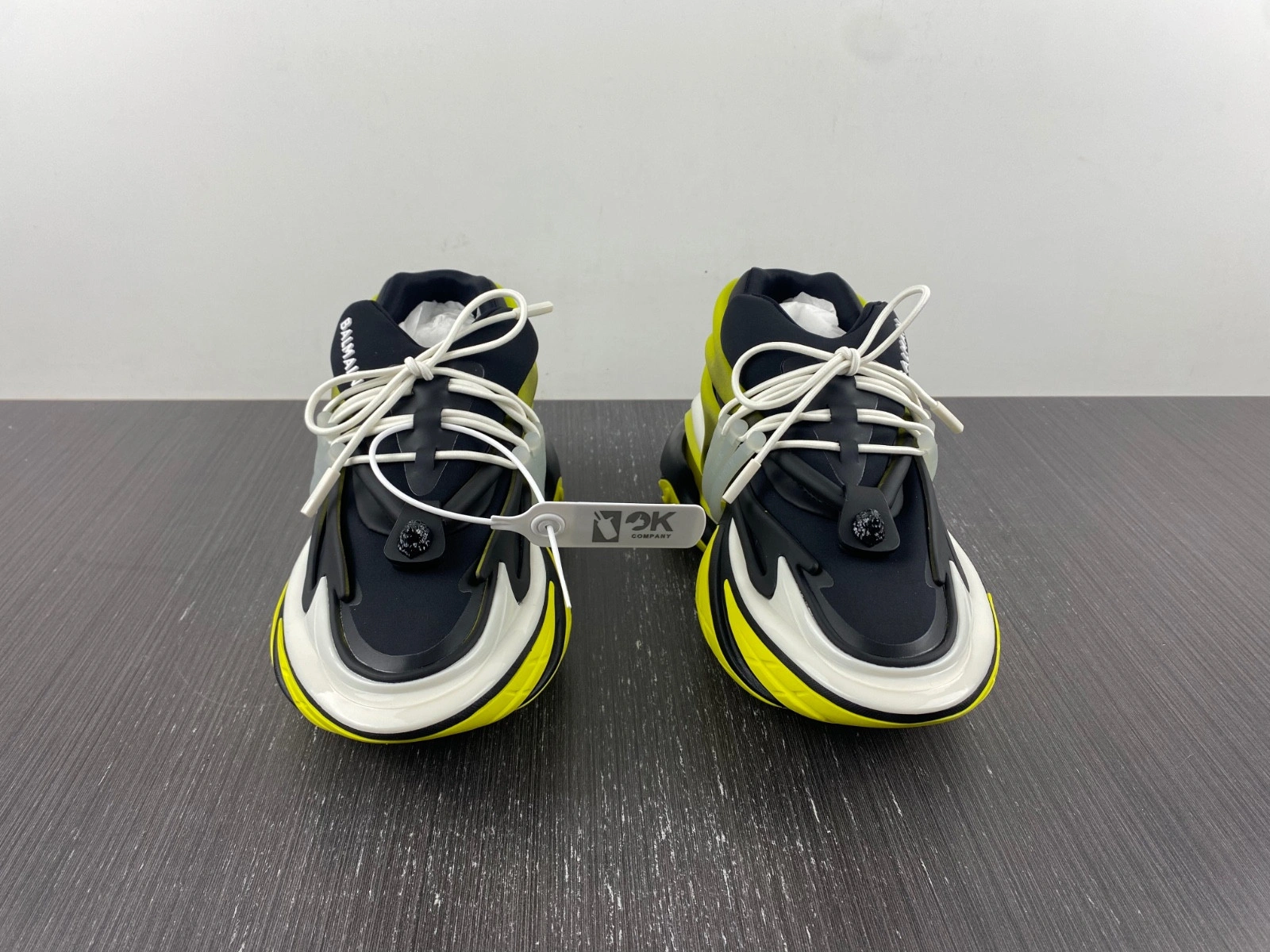 Balmain Neoprene and leather Unicorn low-top sneakers AM1VJ398