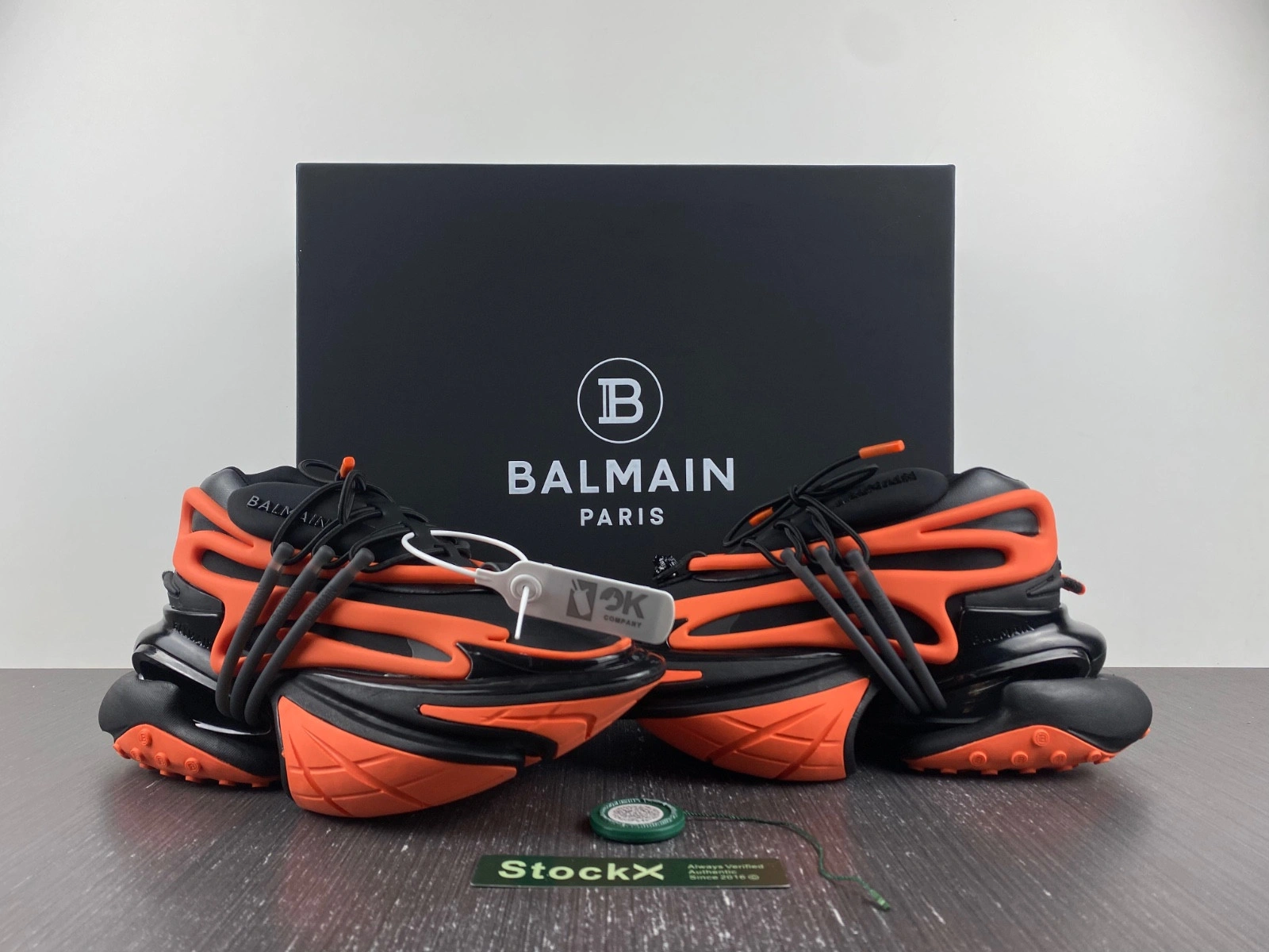 Balmain Neoprene and leather Unicorn low-top sneakers YM1VJ309
