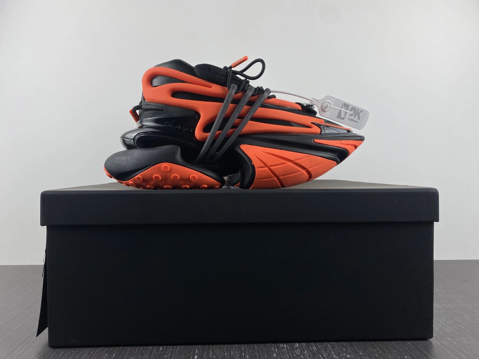 Balmain Neoprene and leather Unicorn low-top sneakers YM1VJ309