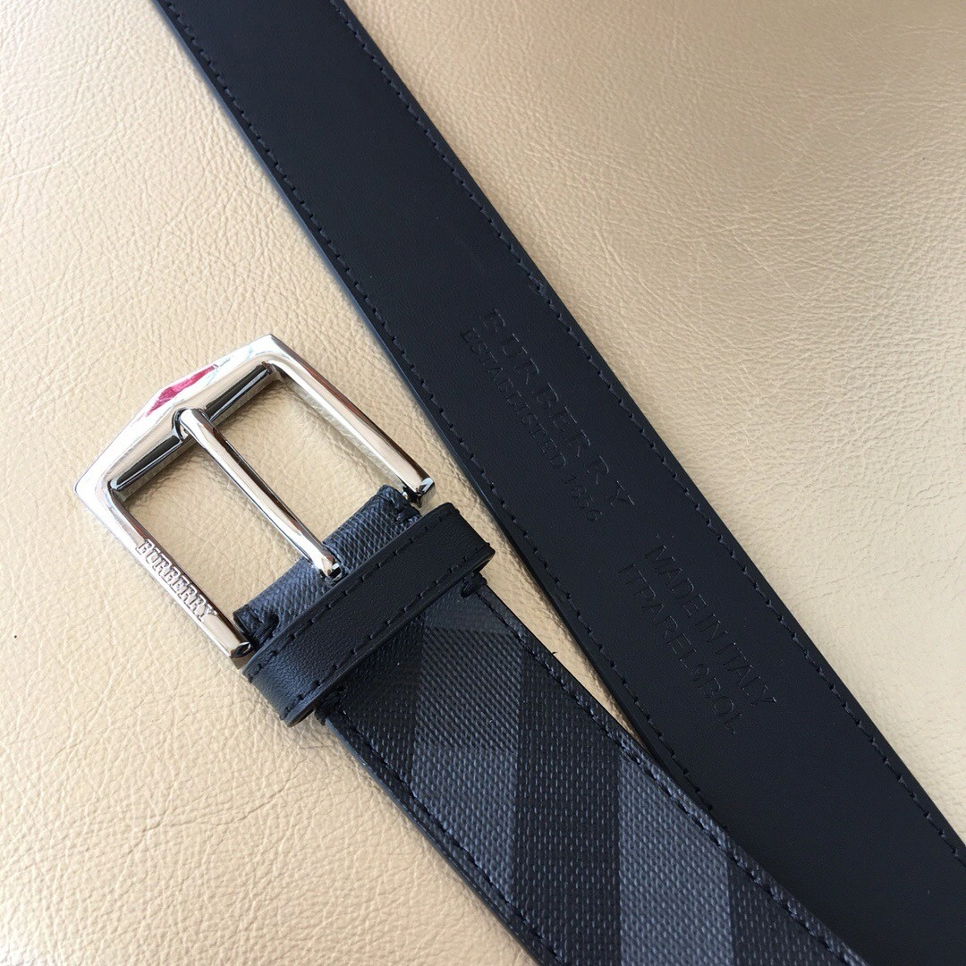 Burberry London plaid belt 80060481