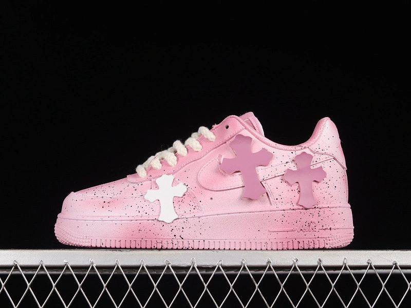 CHROMEHEARTS X AIR FORCE 1 LOW 07 PINK PINK WHITE  DD8959-100
