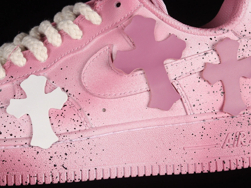 CHROMEHEARTS X AIR FORCE 1 LOW 07 PINK PINK WHITE  DD8959-100
