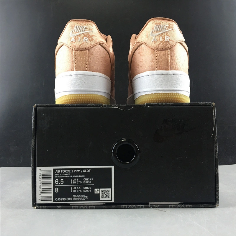 CLOT x Nike Air Force 1 Low Rose Gold CJ5290-600