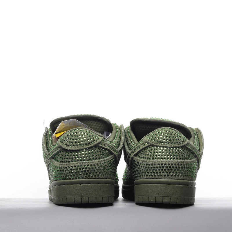 Cactus Plant Flea Market X Swarovski X Dunk Low 'Spiral Sage'   CZ2670-300