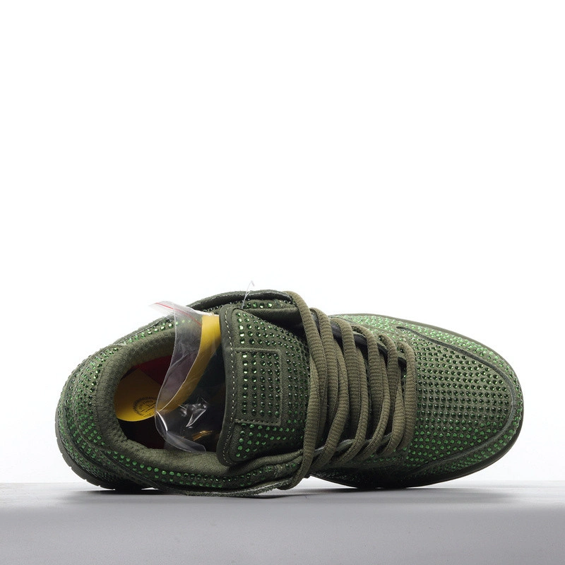 Cactus Plant Flea Market X Swarovski X Dunk Low 'Spiral Sage'   CZ2670-300