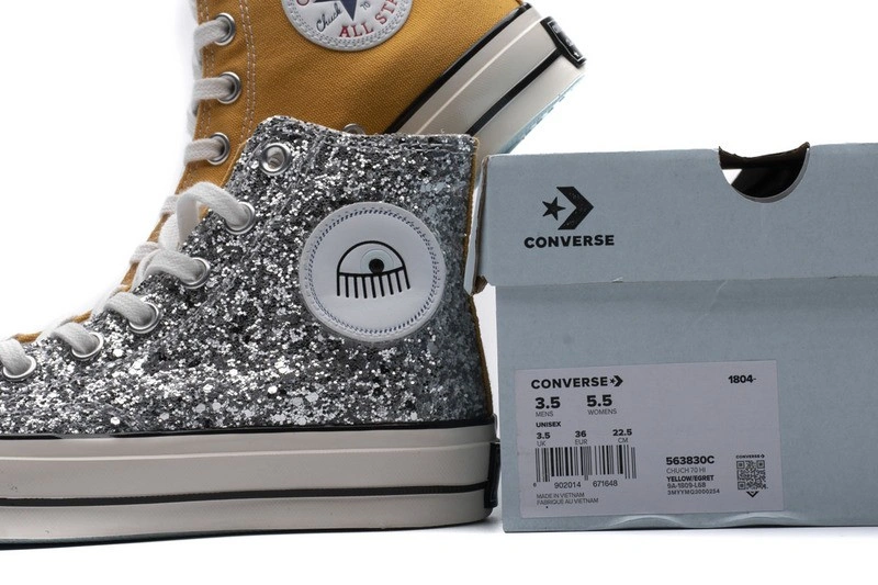 Converse  Ferragni x Wmns Chuck 70 'Black Silver' 563831C