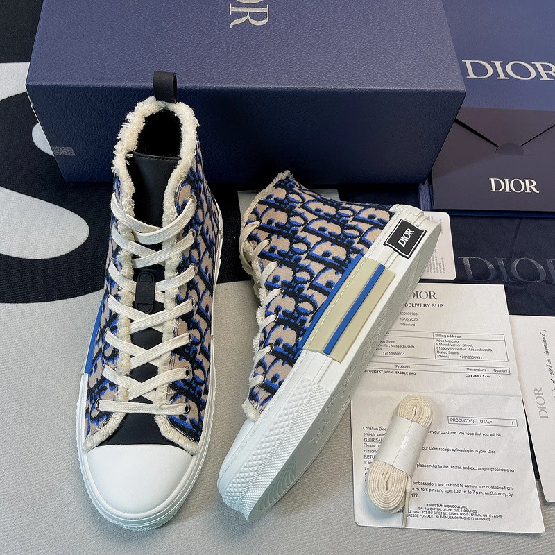Dior B23 Oblique HIGH Top Sneaker