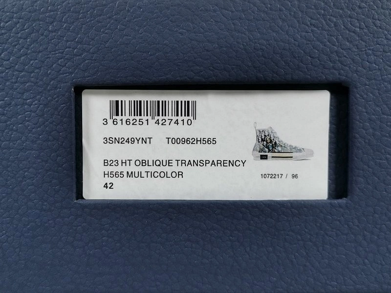 Dior B23 Oblique HIGH Top Sneaker