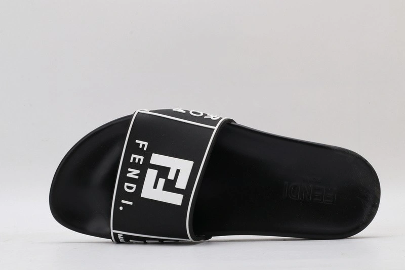 FENDI  Slides  All WHITE with white letter