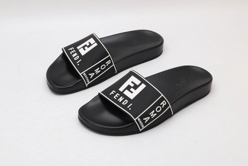 FENDI  Slides  All WHITE with white letter