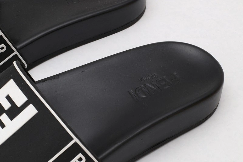 FENDI  Slides  All WHITE with white letter