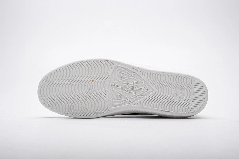 GUCCI  LOW-TOP SNEAKER WHITE  WITH APPLE