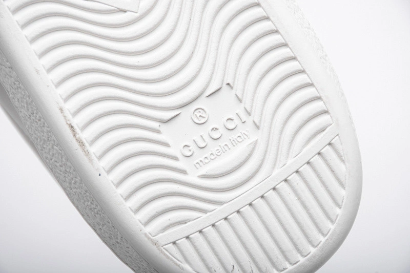 GUCCI  LOW-TOP SNEAKER WHITE  WITH APPLE