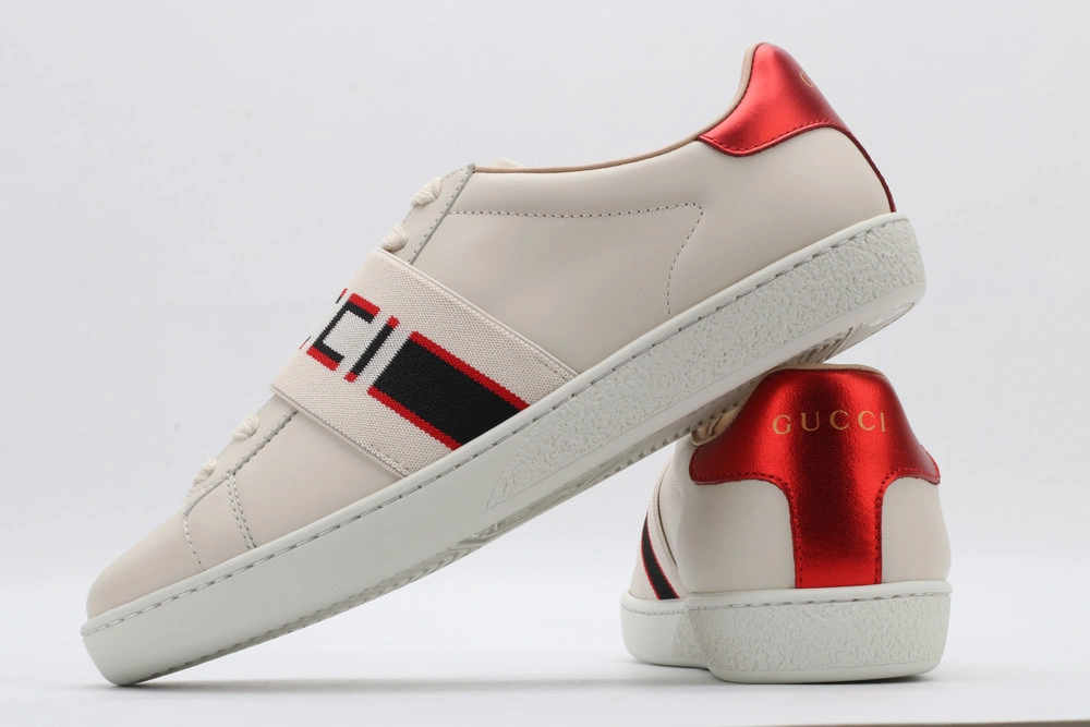 GUCCI  LOW-TOP SNEAKER WHITE WITH GUCCI