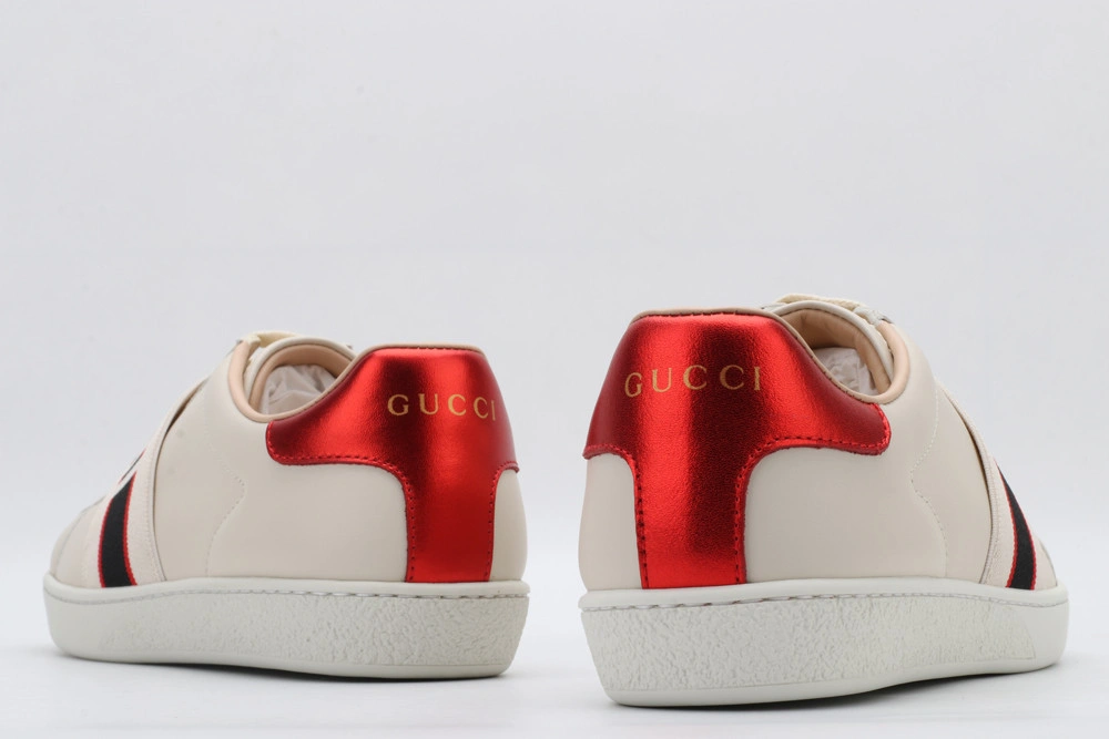 GUCCI  LOW-TOP SNEAKER WHITE WITH GUCCI