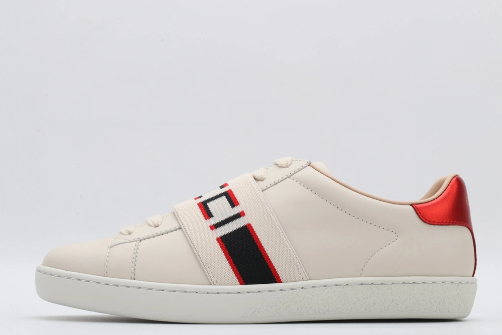 GUCCI  LOW-TOP SNEAKER WHITE WITH GUCCI