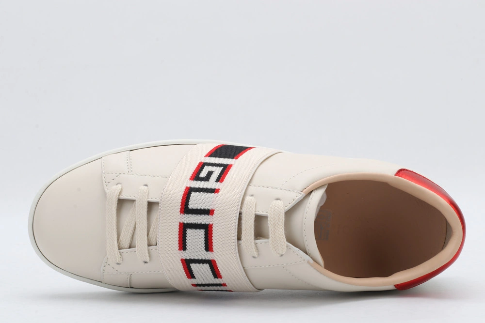 GUCCI  LOW-TOP SNEAKER WHITE WITH GUCCI