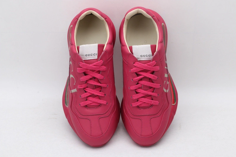 GUCCI  SNEAKER PINK  WITH GUCCI LETTER