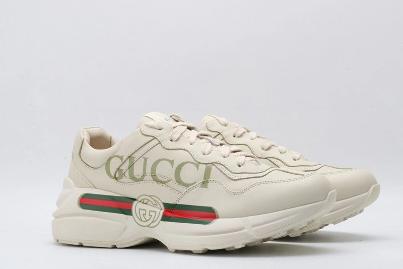 GUCCI ACE EMBROIDERED LOW-TOP SNEAKER  WHITE WITH 