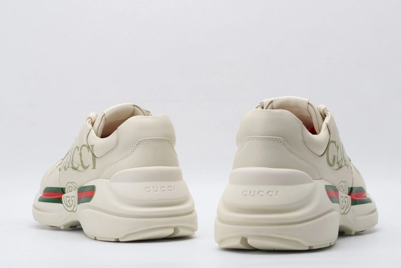 GUCCI ACE EMBROIDERED LOW-TOP SNEAKER  WHITE WITH 