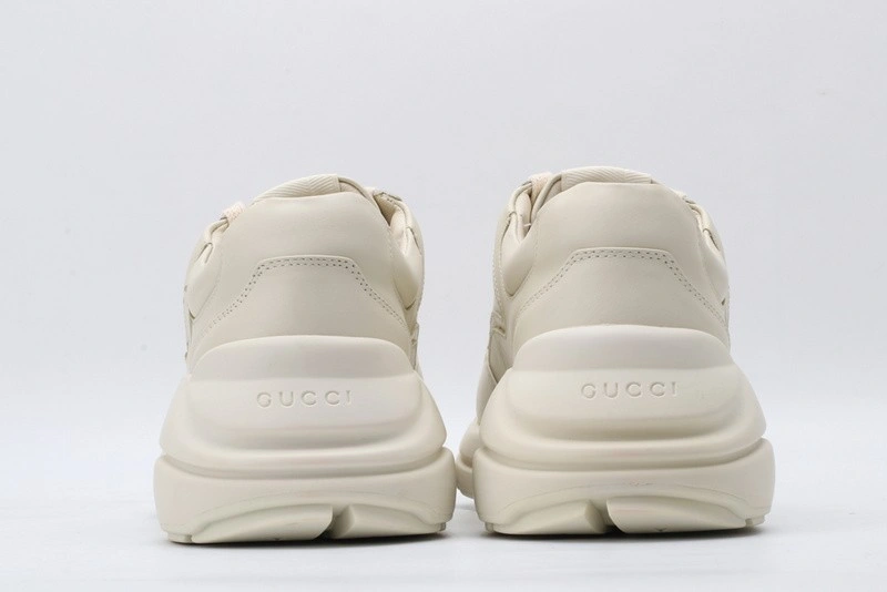 GUCCI ACE EMBROIDERED LOW-TOP SNEAKER  WHITE WITH 