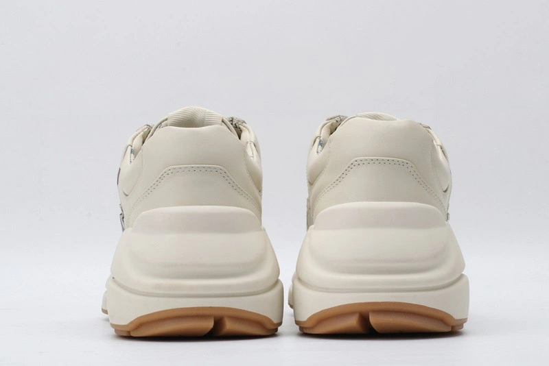 GUCCI ACE EMBROIDERED LOW-TOP SNEAKER  WHITE WITH NY