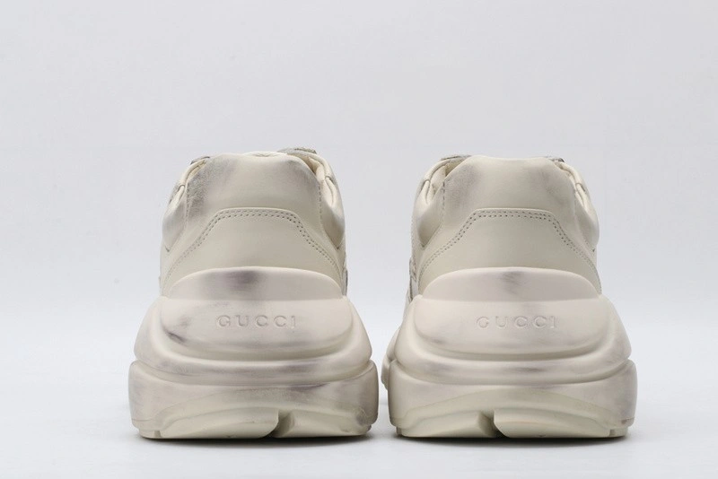 GUCCI ACE EMBROIDERED LOW-TOP SNEAKER  WHITE