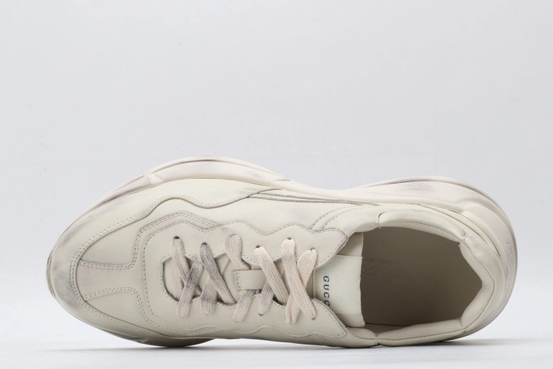 GUCCI ACE EMBROIDERED LOW-TOP SNEAKER  WHITE