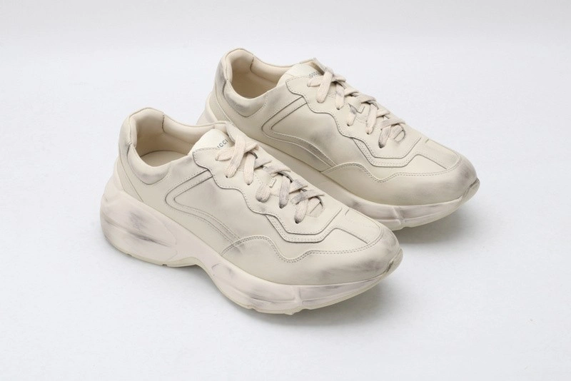 GUCCI ACE EMBROIDERED LOW-TOP SNEAKER  WHITE