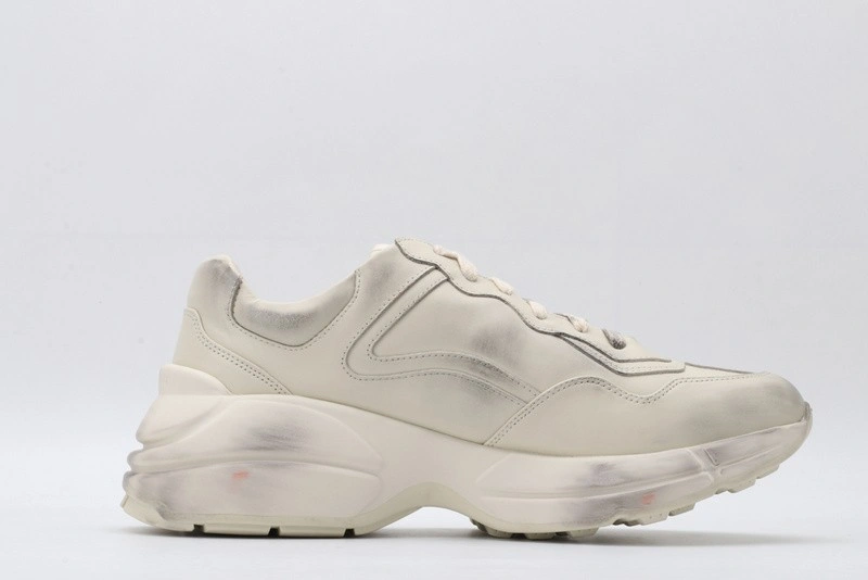 GUCCI ACE EMBROIDERED LOW-TOP SNEAKER  WHITE