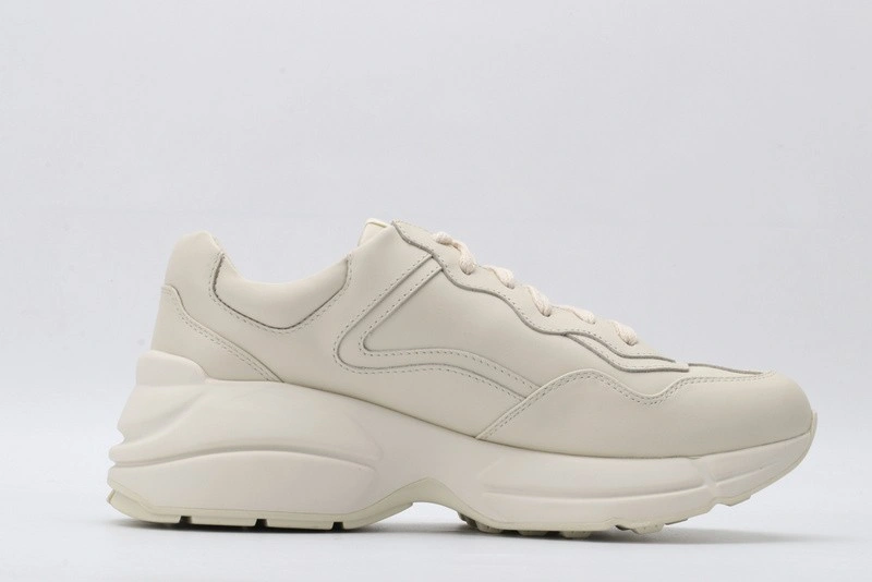 GUCCI ACE EMBROIDERED LOW-TOP SNEAKER ALL  WHITE