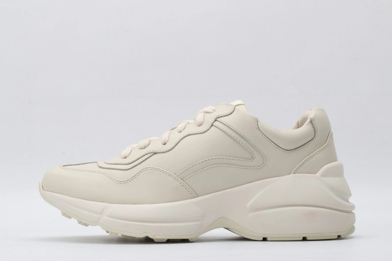 GUCCI ACE EMBROIDERED LOW-TOP SNEAKER ALL  WHITE