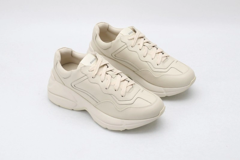 GUCCI ACE EMBROIDERED LOW-TOP SNEAKER ALL  WHITE