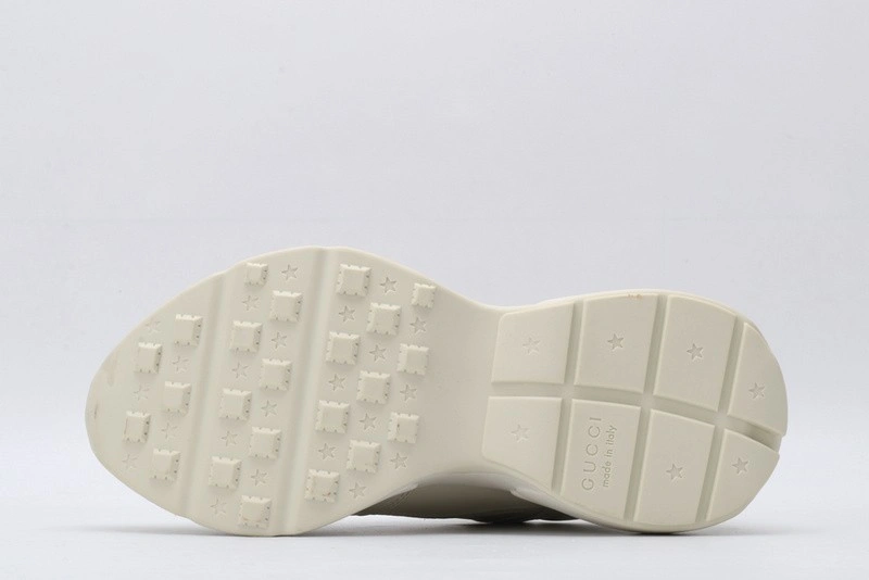 GUCCI ACE EMBROIDERED LOW-TOP SNEAKER ALL  WHITE