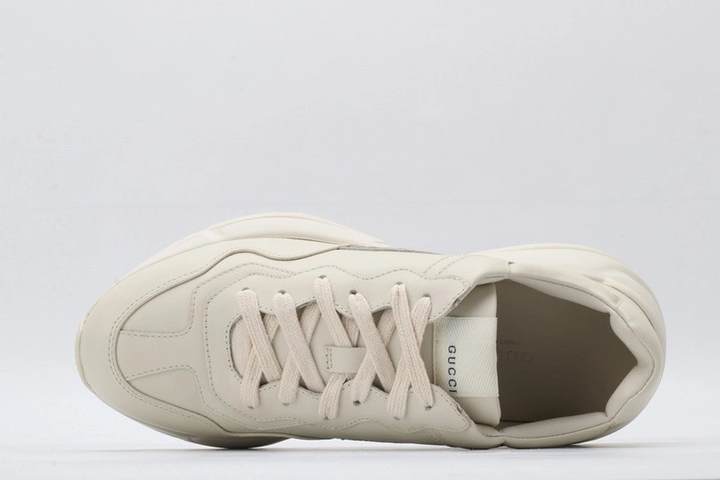 GUCCI ACE EMBROIDERED LOW-TOP SNEAKER ALL  WHITE