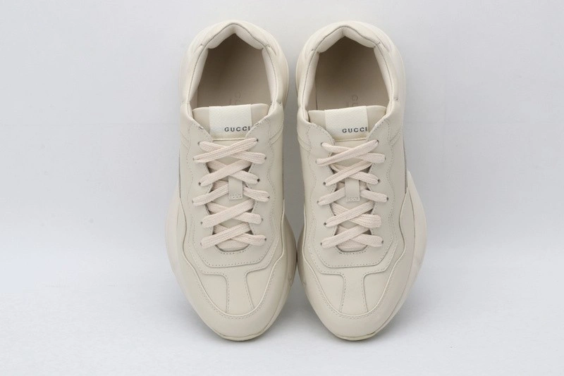 GUCCI ACE EMBROIDERED LOW-TOP SNEAKER ALL  WHITE