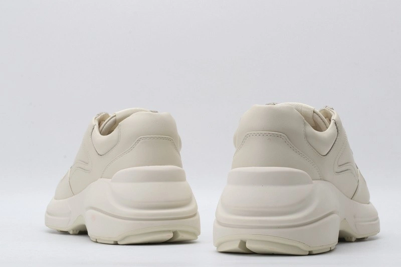 GUCCI ACE EMBROIDERED LOW-TOP SNEAKER ALL  WHITE