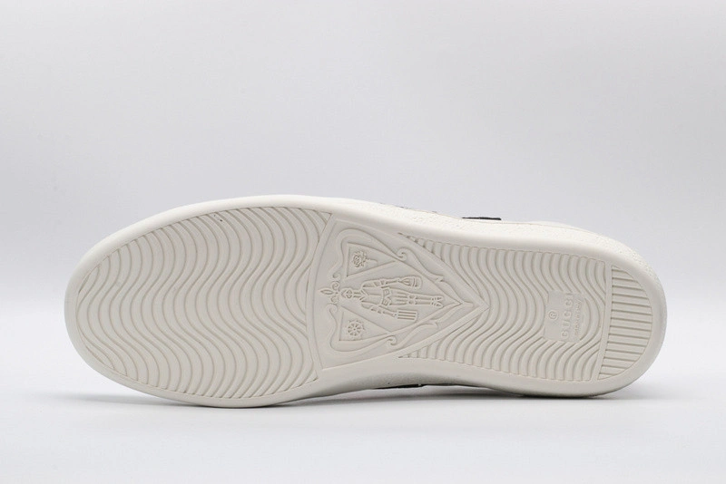 GUCCI ACE EMBROIDERED LOW-TOP SNEAKER white WITH Snake