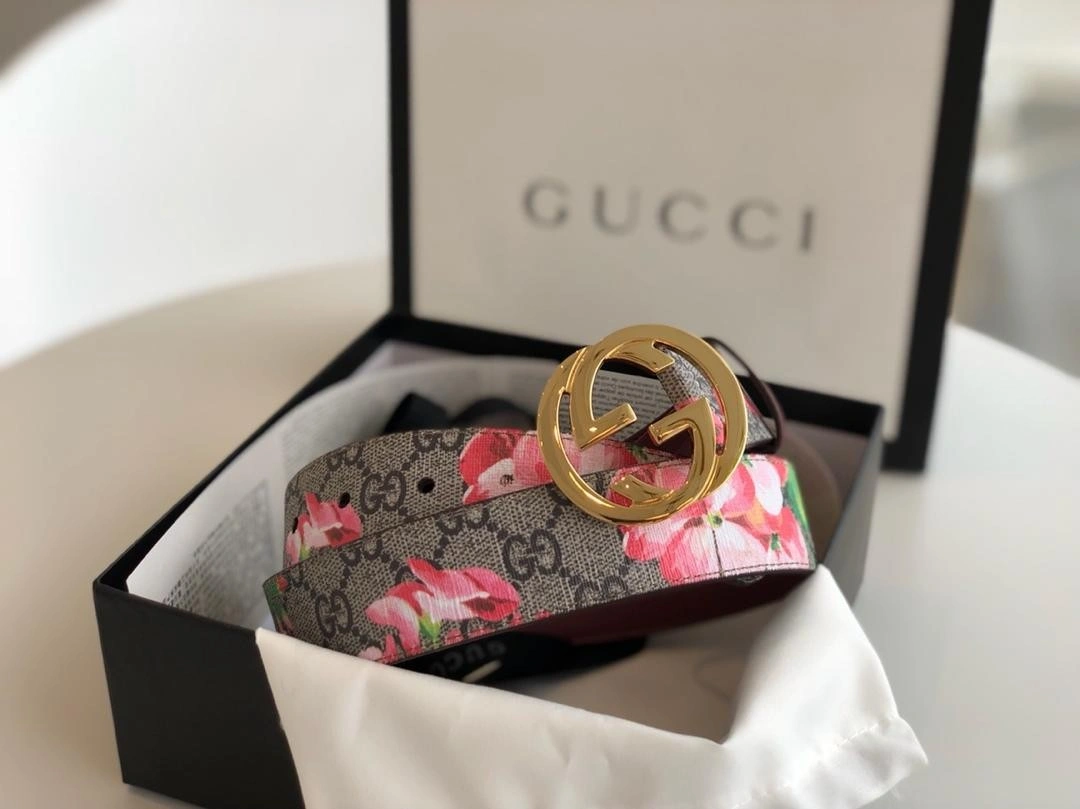 GUCCI GG Blooms belt 370543-1