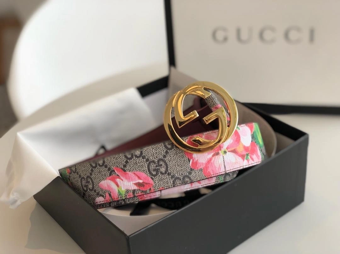 GUCCI GG Blooms belt 370543-1