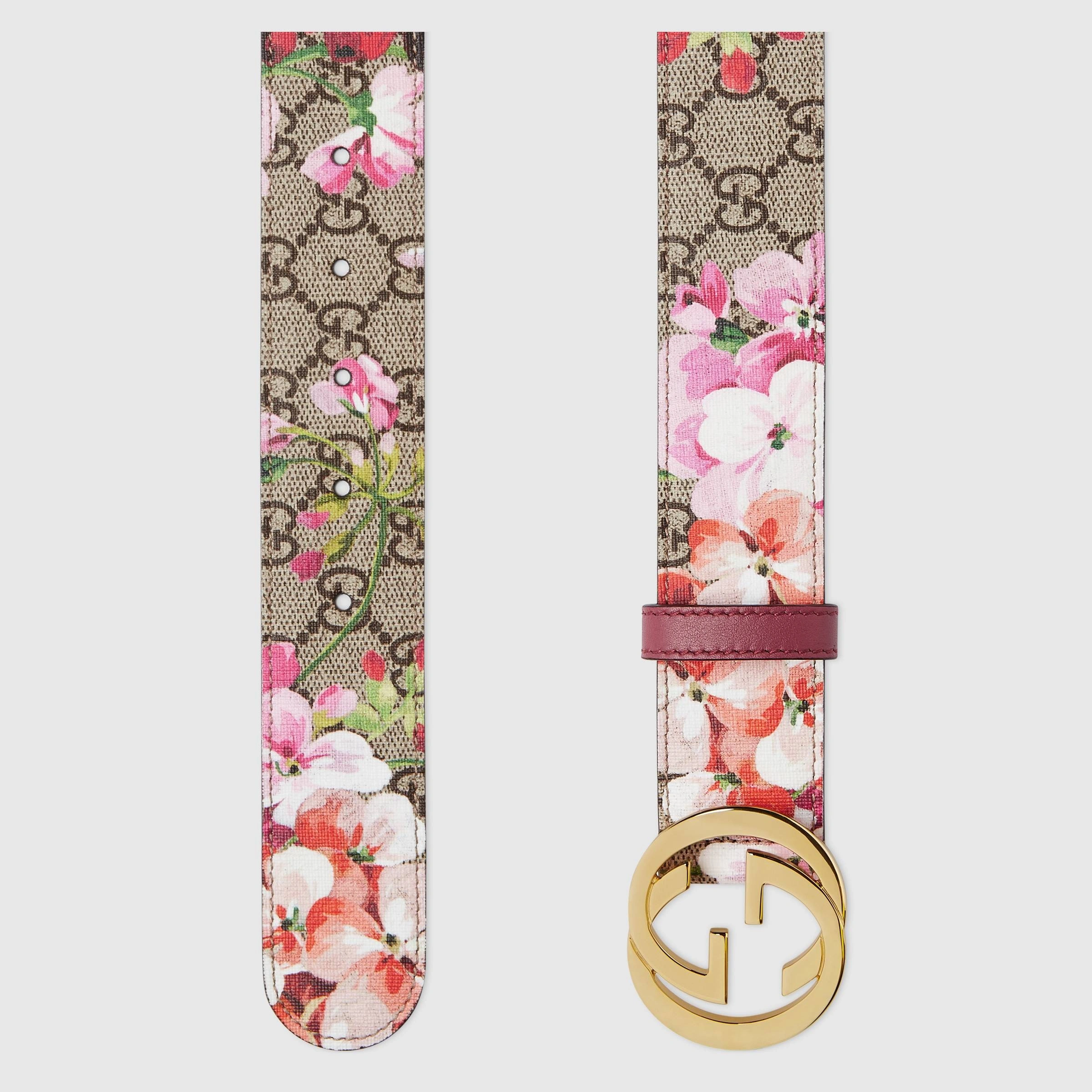 GUCCI GG Blooms belt 370543-1