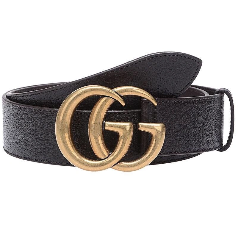 GUCCI GG buckle leather belt 414516