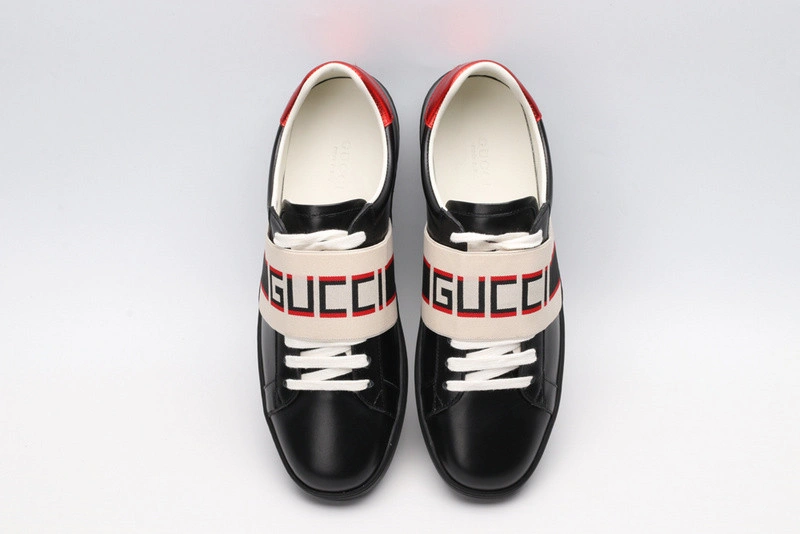 GUCI  LOW-TOP SNEAKER BLACK WITH GUCCI