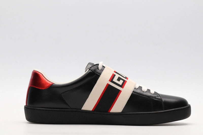 GUCI  LOW-TOP SNEAKER BLACK WITH GUCCI