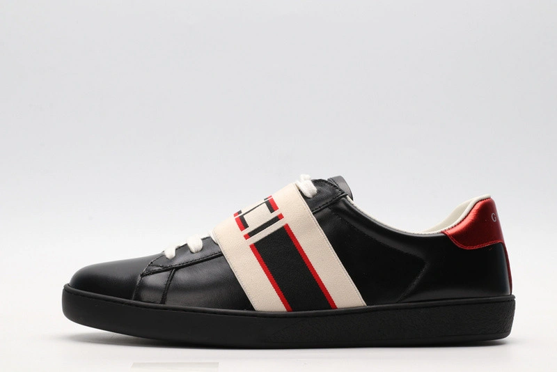 GUCI  LOW-TOP SNEAKER BLACK WITH GUCCI