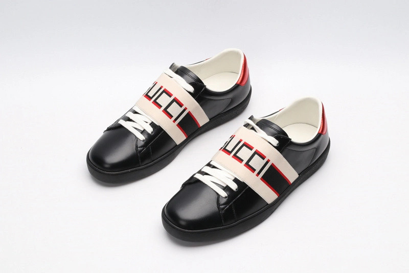 GUCI  LOW-TOP SNEAKER BLACK WITH GUCCI